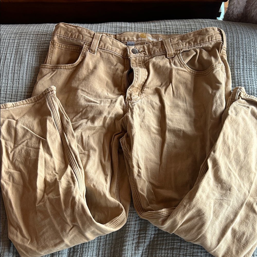 Carhartt Men's Khaki Work Chinos